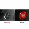 For Cadillac CT5 2020-2021 Start Button Ignition Switch Cover Trim Aluminum Red