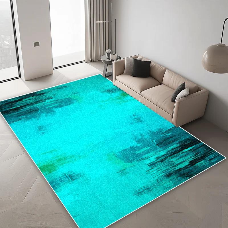 Modern Abstract Carpet Living Room Minimalism Decoration Home Aesthetic Sofa Non-slip Rugs Bedroom Cloakroom Washable Floor Mat