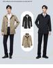 Romon Men's Mid-Length Cadre Style Trench Coat - Slim-Fit Autumn Jacket 2025 Trend