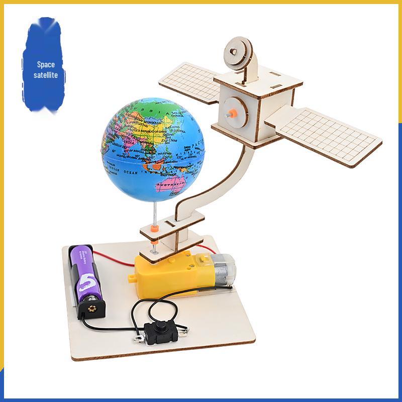 STEAM Space Satellite Model: Educational Toy for Elementary Science and Technology Experiments
