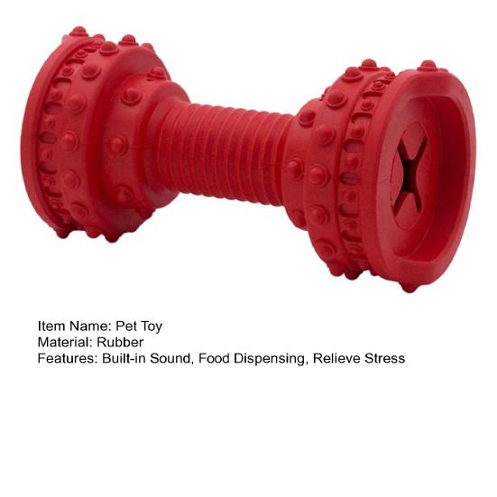 Pet Toy Leaning Tower Rattle Built-in Sound Food Dispensing Relieve Stress Prevent