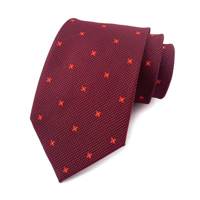 Luxury 8CM Mens Ties Necktie Polka Dot Ties For Man Groom Neck Tie For Men Business Wedding Party