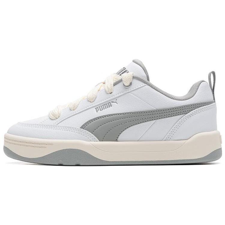 PUMA Park Lifestyle  White Grey  Men s 395084-01 EU 44.5