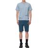 Evisu SS22 Shishi Dog Letter Print T-Shirt Men Tops Blue 2ESHTM2TS514XXCT