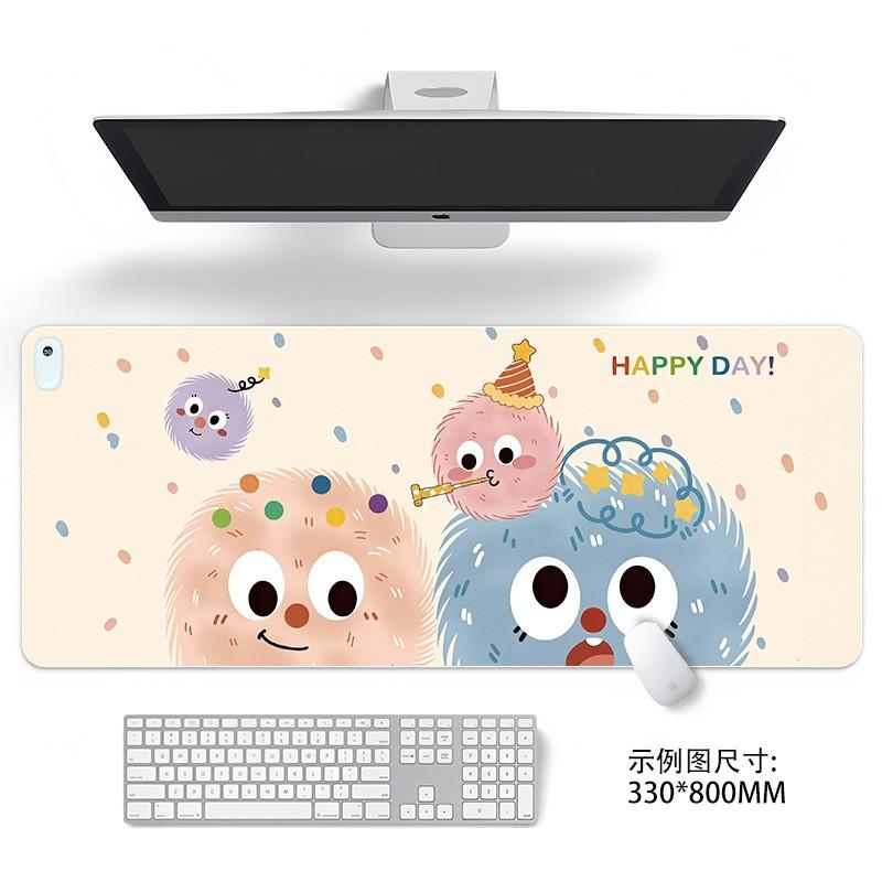 Large Heated Desk Pad Students Office Warm Mouse Cute Cartoon Patterns