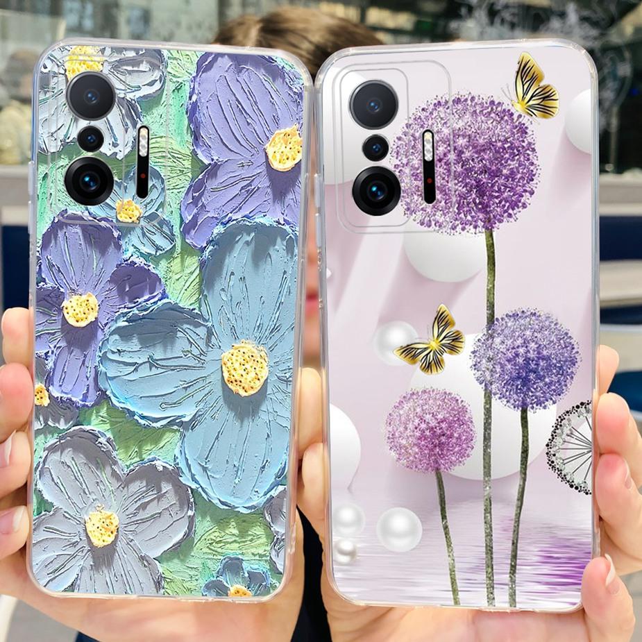 For Xiaomi 11T Pro Case New Fashion Back Cover Silicone Soft TPU Phone Case For Xiaomi Mi 11T Pro 11TPro Mi11T Full Coque Bumper