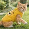Thickened Cat Sleeveless Vest Warm Dog Fleece Coat Cozy Puppy Jacket  Winter Season