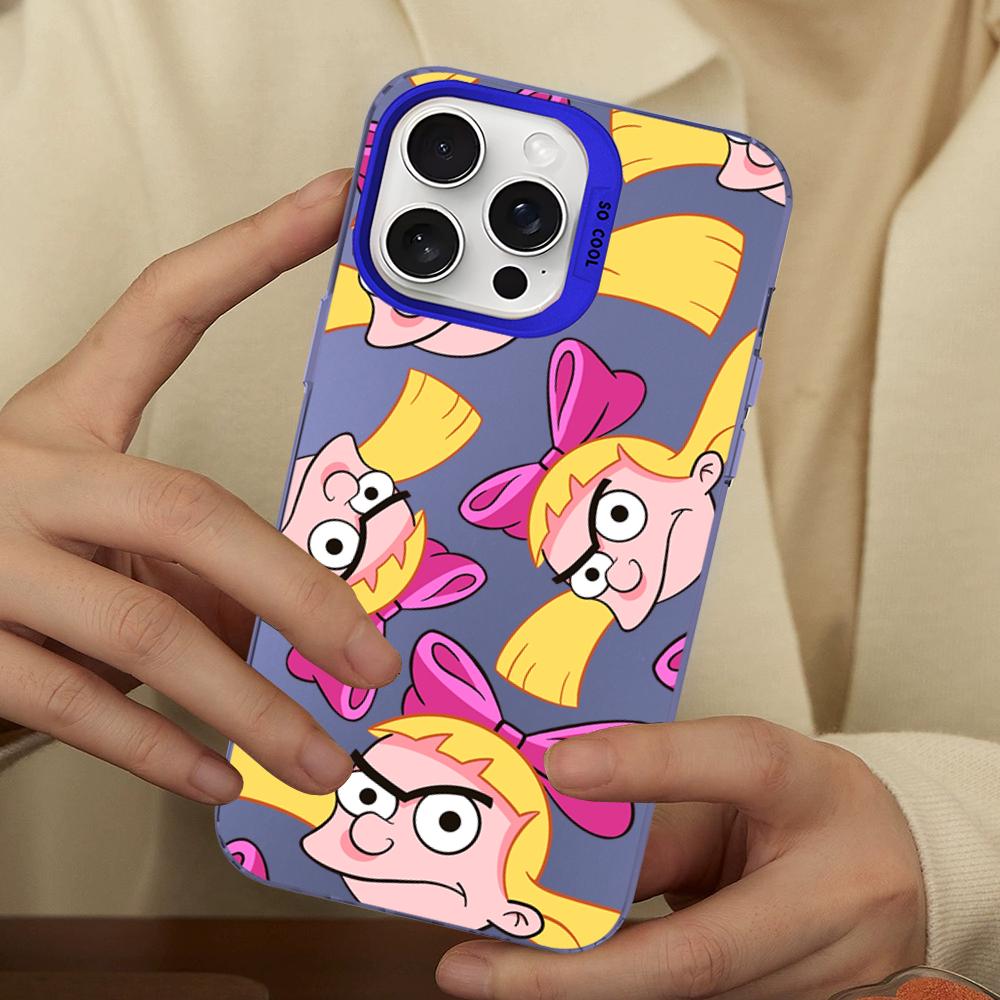 Hey Arnold Phone Case For IPhone 18 16 15 14 13 12 11 Pro Max X XR XSMAX 8 7 Plus Matte Shockproof Back Cover