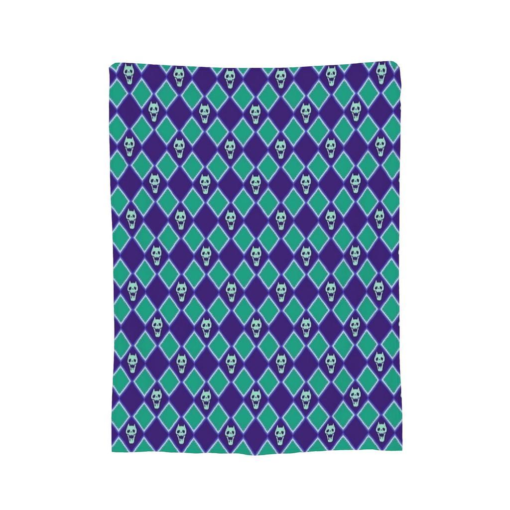 JoJo Golden Blankets Flannel J-JoJos Bizarre Adventure Breathable Ultra-Soft Throw Blankets for Home Car Quilt