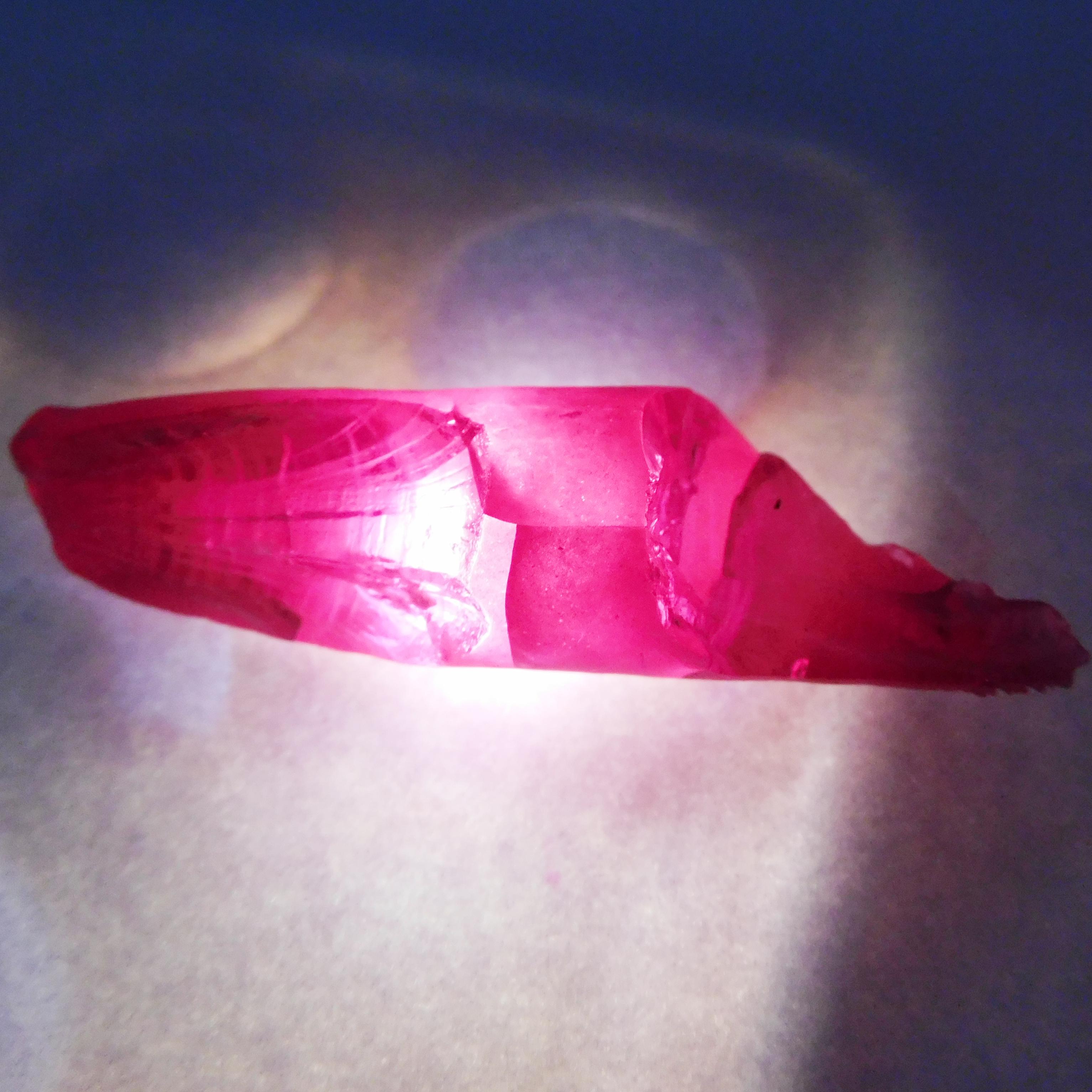 

Natural Ruby 49.05 Ct Red Rough Uncut Raw Loose Gemstone CERTIFIED Rough Rare M-297-Ra 11.9 mm approx червоний