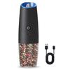 T02C!Rechargeable Electric Salt And Pepper Grinder, Adjustable Electric Salt And Pepper Grinder