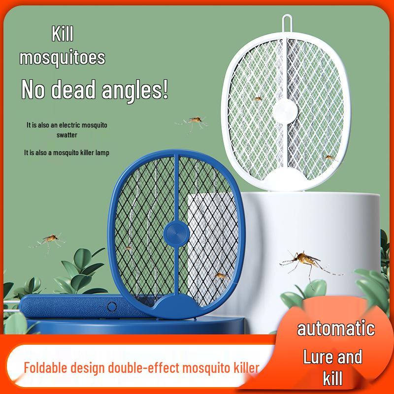 Rechargeable 2-in-1 Telescopic Mosquito Swatter & Purple Light Killer Lamp
