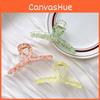 Retro Handcrafted Plastic Hair Claw Clip In Bright Candy Colors For Trendy Girls