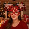 2026 Christmas Theme Digital Funny Glasses Party Decoration New Year Photo Frame Creative Eye Wear for Holiday Celebrations