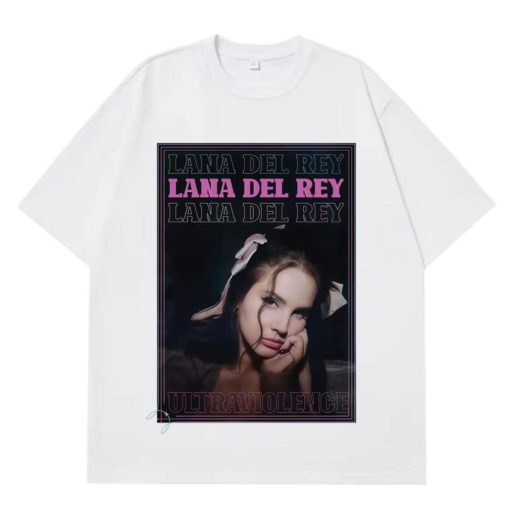 Lana Del Rey Ultraviolence Graphic Print T-shirt XXL