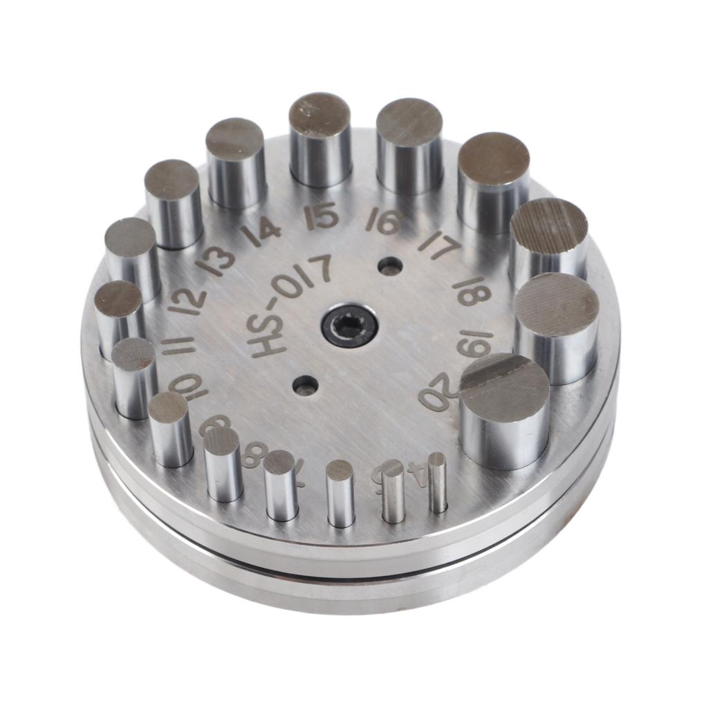 Circle Round Disc Cutter Set Professional Steel Jewelry Making Metal Forming Pendant Punch Tool
