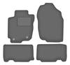 Velour Graphite Car Mats For: Toyota RAV4 IV Hybrid (2013-2019)