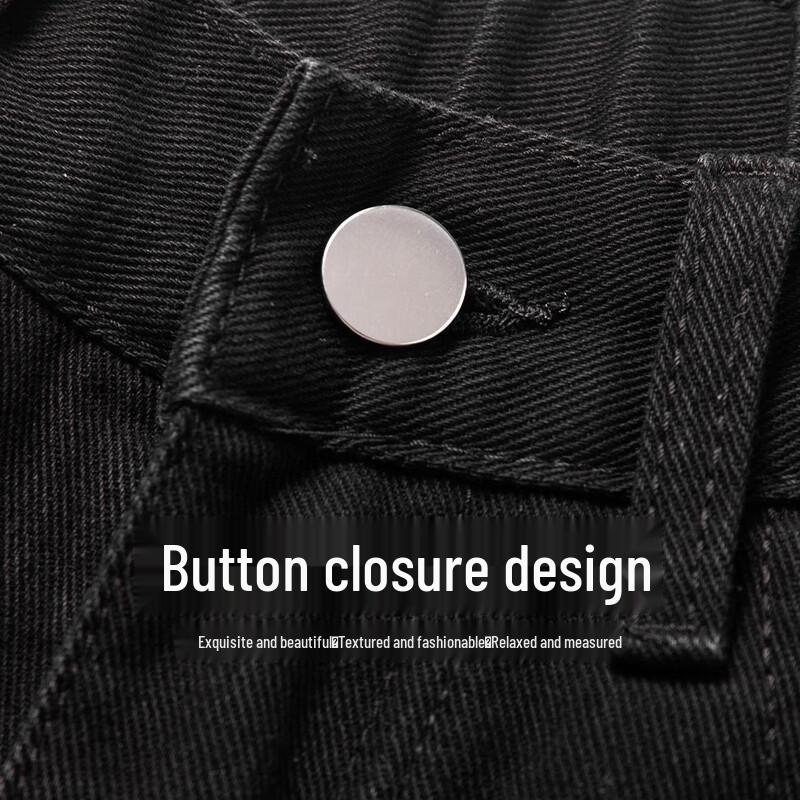 Men's American Retro Straight-Leg Loose Fit Jeans