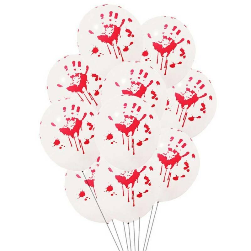 Halloween Theme Funny Printed Balloons Sets Decors Birthday Wedding Party Decoration Props Events Supplies