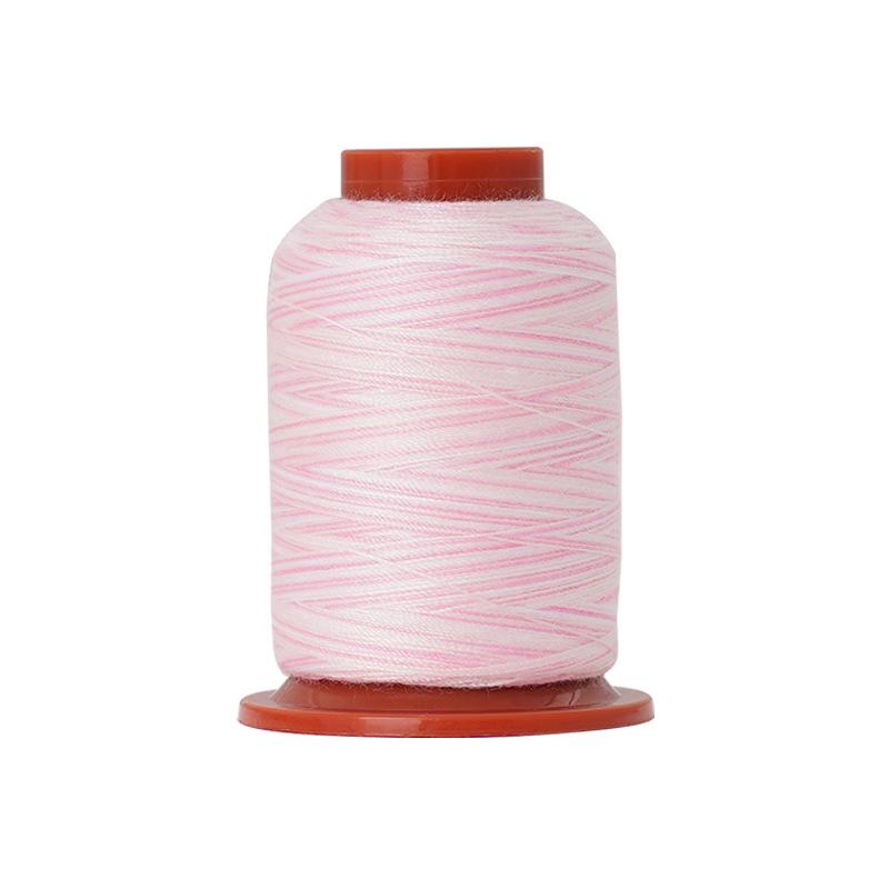 DIY Home Sewing Machine Thread Colorful Polyester Thread, Rainbow Small Roll Colorful Thread Hand Sewing Thread 402 Sewing Thread