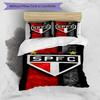 Paulo Fc Emblem Printed Pattern Duvet Cover Set – Includes 1 Duvet Cover and 2 Matching Pillowcases Bedroom Decor Christmas Gifts