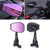 Versatile Motorcycle Scooters Side Mirrors Anti Glares Glass Easy Install Handlebar Mirror Rearview Glass for Night Ridi