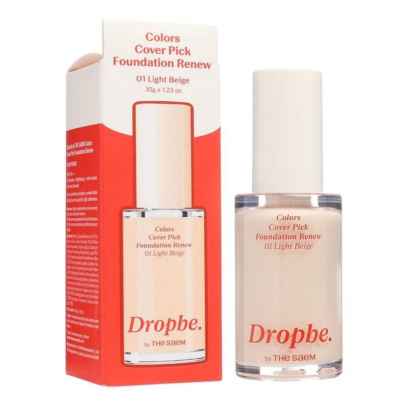 The Saem - Dropbe. Colors Cover Pick Foundation Renew - 2 Colors