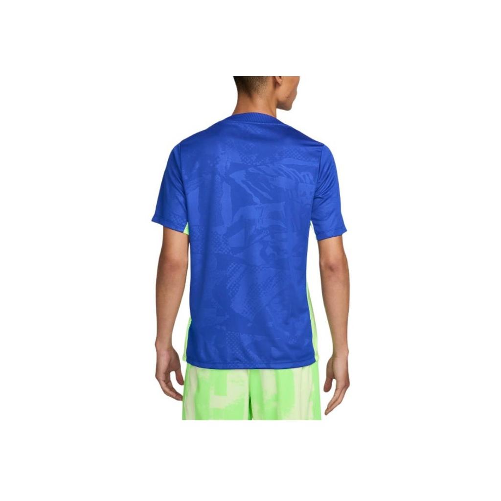 Nike Dri-Fit Academy FW24 Pro Third F.C. Barcelona Series Crew Neck Pullover Short Sleeve Soccer Jersey Men Tops Blue FQ2544-418