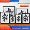 Narrow-edge Aluminum Alloy Photo Frame for Puzzle, Poster, Sketch, or 5-inch Photos (67810A4A3)