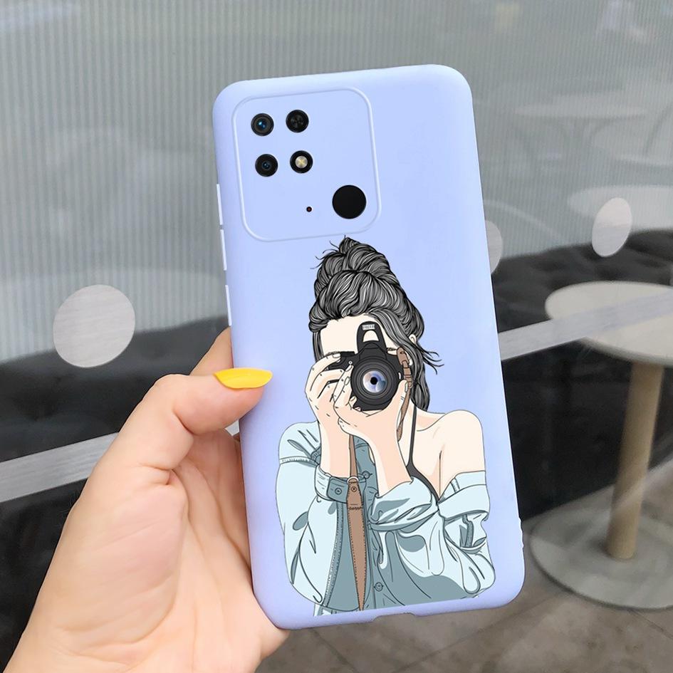 For Xiaomi Redmi 10C Phone Case New Popular Flower Painted TPU Cover For Xiaomi Redmi 10C 4G Bumper Redmi10C NFC 2022 Soft Funda