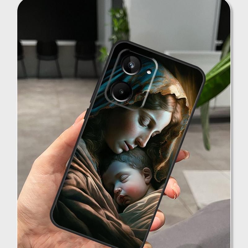 

Virgin Mary And Jesus Case For Realme 13 12 10 11 14 Pro Plus GT6 GT7 Pro C55 C51 C25 C33 C61 C65 C67 C53 C71 C75 Realme 12 Pro Plus