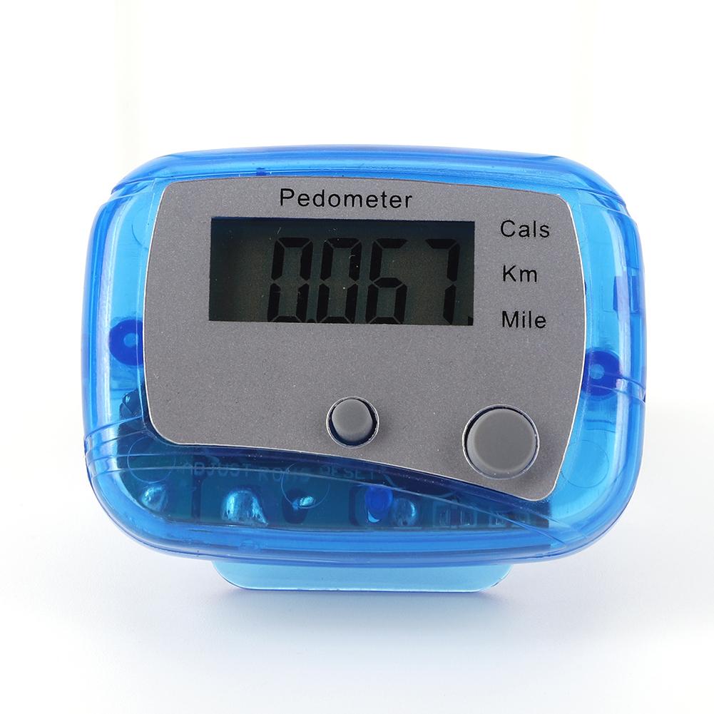 Walking Pedometer Clip On Step Counter Mile Kilometer Calorie Calculation Accurate Step Tracker Step 0-99999 for Walking Running