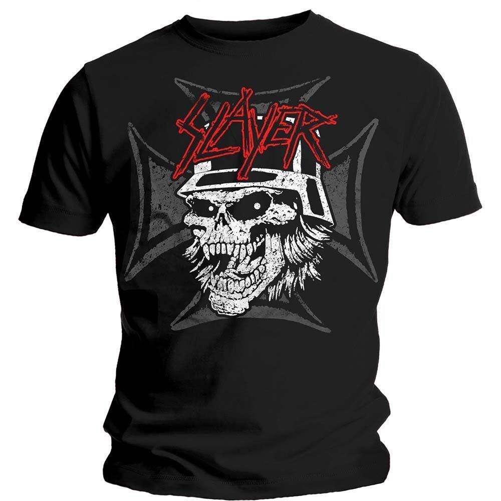 Slayer Graphic Skull Shirt S-4XL T-Shirt Thrash Metal Band T-Shirt S