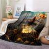 World of Warcraft Blanket Game Cosplay Blanket 3D-Printed Super Soft Blanket Flannel Blankets for Adults & Kids Home Decor