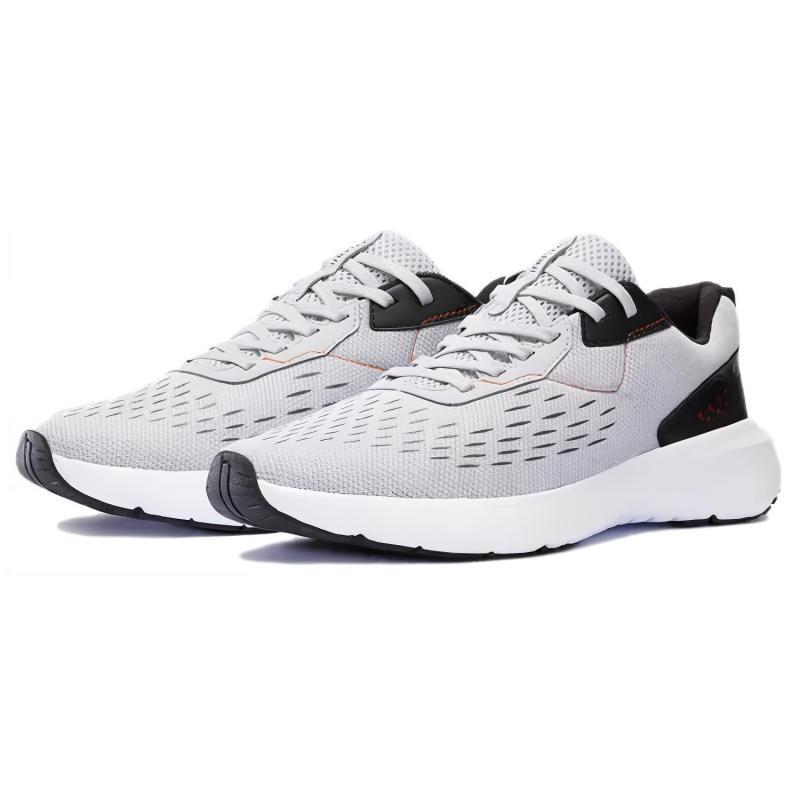 Decathlon JF100.1 Cushioned Wear Resistant Breathable Low Top Running Shoes Men's White Black