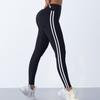 Damen Lauf- und Yogahosen Nahtlos Hoher Bund Fitness Bauchkontrolle Athletische Kompressions-Trainingsleggings