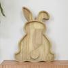 Wooden Holiday Tray: Reindeer, Christmas Tree, Rabbit, Hat Decor