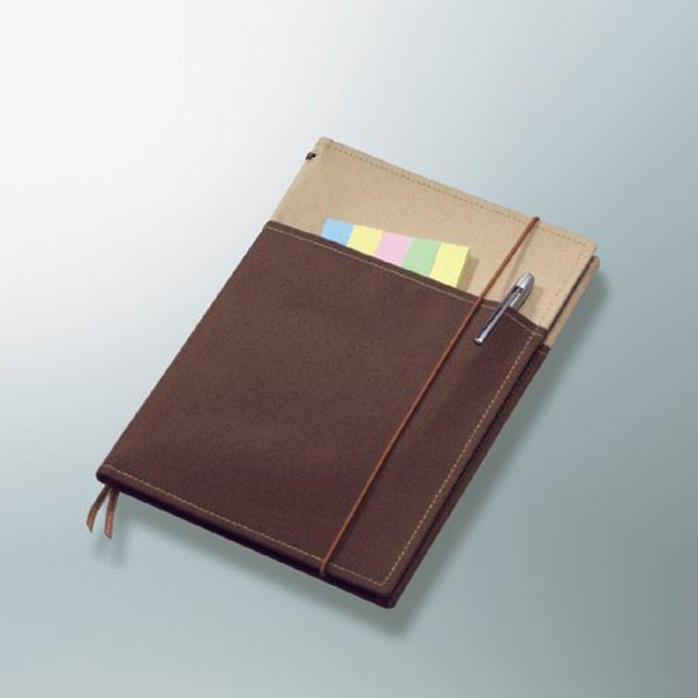 Kokuyo Notizbuch 40 Umschlag, Systemisch, A5, Braun, Liniert, Blätter, Nein. 655A-3