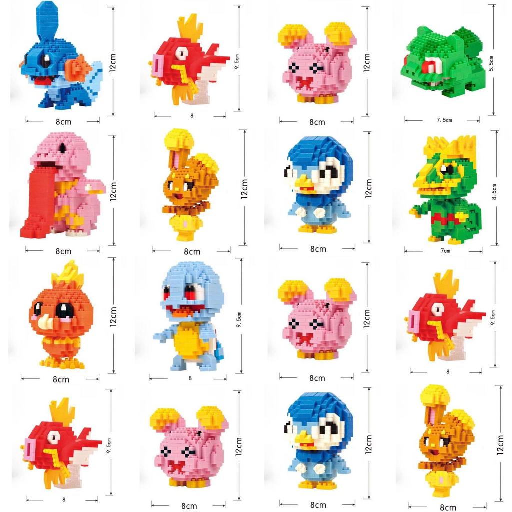 Pokmon Diamond Micro Block Toy Diy Building Kit For Creative Play