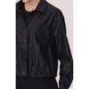 Huit Fake Leather Shirt Jacket Htwsu5k02t