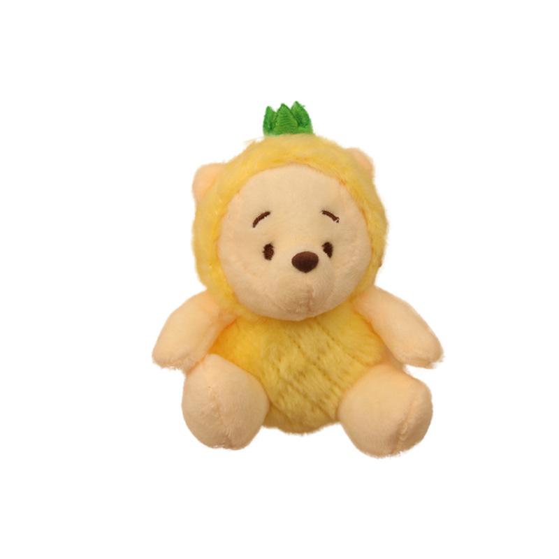 Neuer Ananas Welpen Bär Puppe Plüsch Teddybär Schultasche Geschenk Puppe Seitenstil Anhänger Schlüsselanhänger