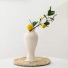 Chinese style Ceramic Qipao Shaped Vases, Home Dining Table Living Room Bedroom Office Decorations Accessories, Flower Ware, 1Pc