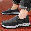 Herrenschuhe Sommer neue faule Ein-Pedal-Freizeitschuhe atmungsaktives Mesh Papa-Schuhe alte Pekinger Stoffschuhe Herren