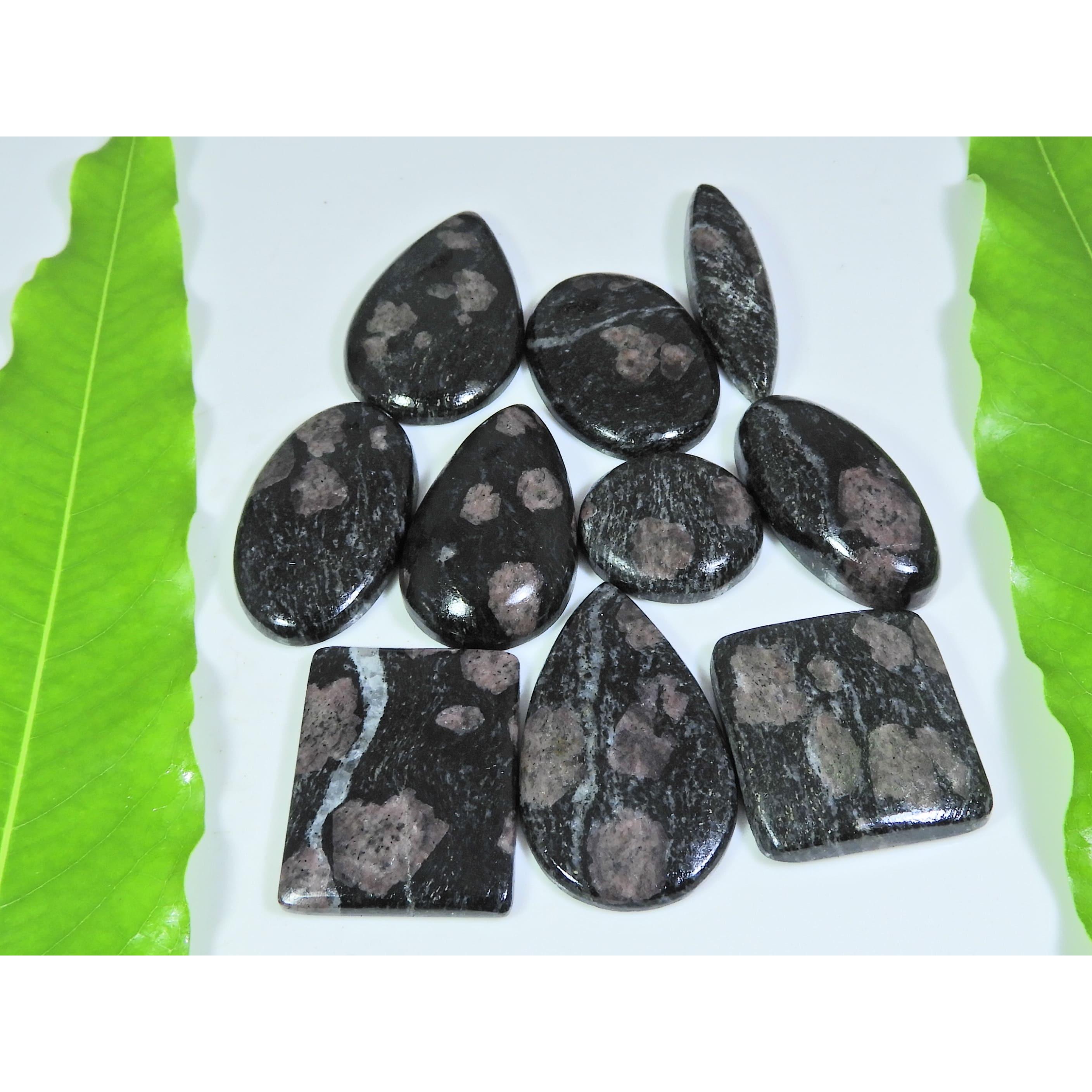 

406Cts. Natural Ruby Fall Mix Cabochon Loose Gemstone 10 Pcs Lot A-400