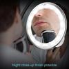 Bathroom Makeup Mirror 10x Mix LED Filling Lightweight Makeup Mirror 360 Degree Rotation With Strong Suction | Bathroom Mirrors