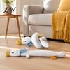 Molar Teeth Cleaning Toys for Dogs 40 Inch Extra Long Plush Squeaky Dog Toy, Soft Cartoon Crocodile Duck Durable Chew Companion Aggressive Chewers