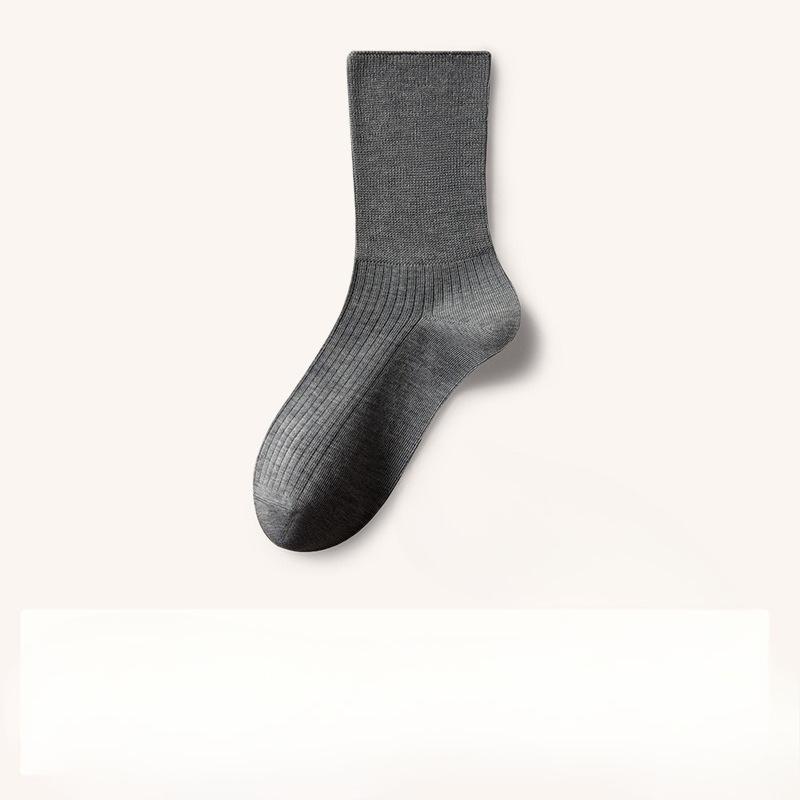 Mulberry Silk Women's Mid-calf Socks, Thickened Autumn and Winter Pile Socks, Loose Boneless Sleeping Socks, Postpartum Socks