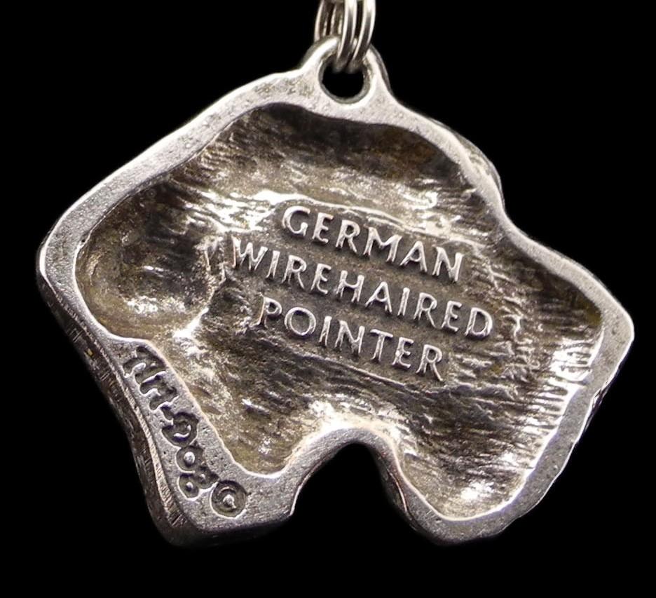 German Wirehaired Pointer - Dog necklace, unique jewellery for the dog fan, unique adder pendant by Art-Dog brand