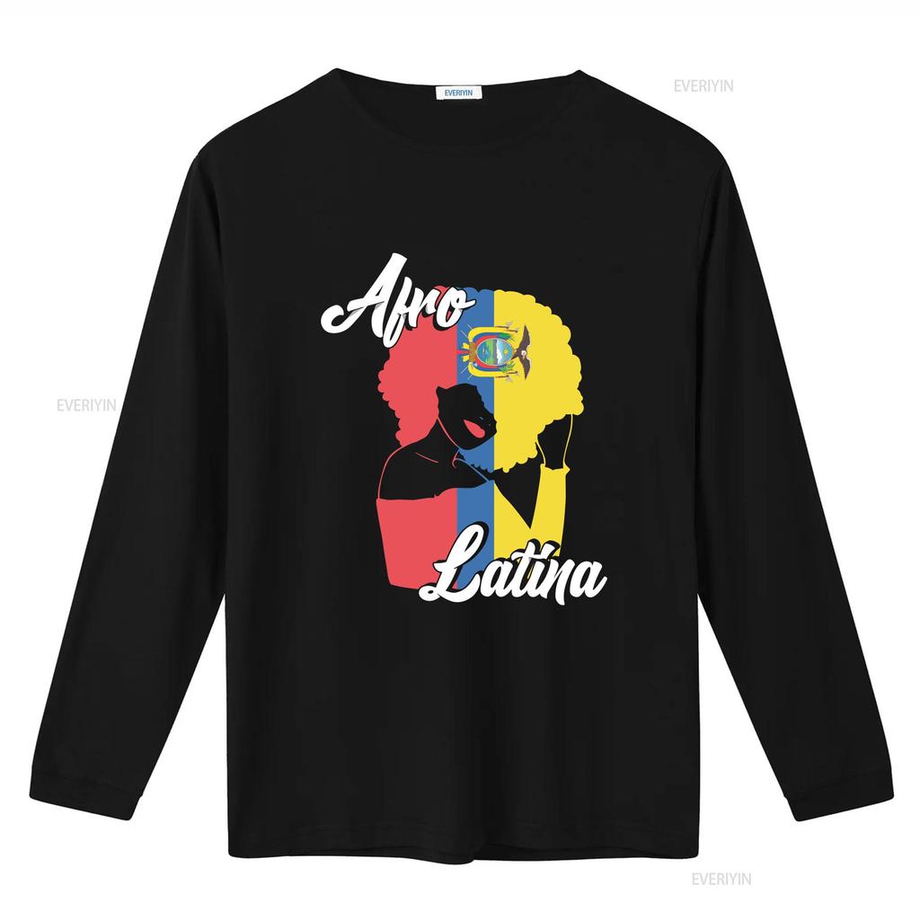 Hispanic Heritage Month T Shirt Ecuador Flag Afro Latina Pride vintage Washed Comfortable streetwear Stylish Soft Stretched