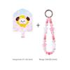 BTS BT21 Official Cherry Blossom Phone Tag Holder Authentic